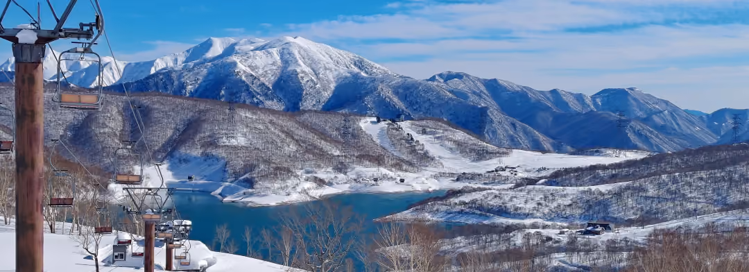 越後湯澤雪景